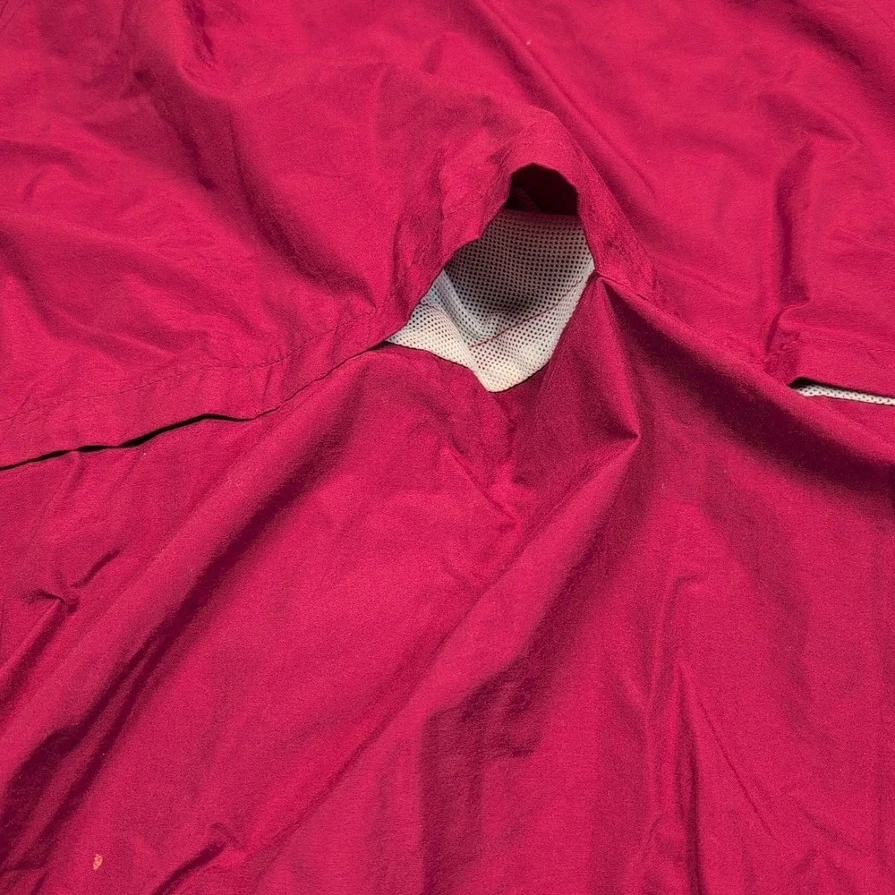Vintage Cooperstown Jacket Mens XL Red Windbreaker Pockets Dreams Park Zip‎ Up